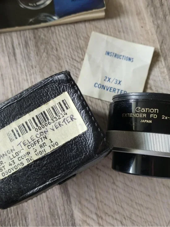 Canon FTb QL Silver 35mm SLR Film Camera Bundle FD 50mm F/1.8 SC Lens 2x-A Cases - Picture 14 of 16